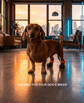 Dachshund wearing BARK and SOLE custom medical arthritis dog shoe
