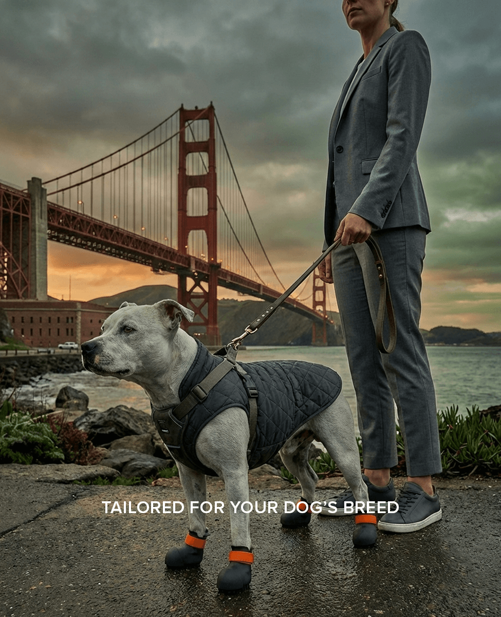 BARK & SOLE staffy dog shoes