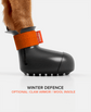 BARK & SOLE winter custom dog shoe side view